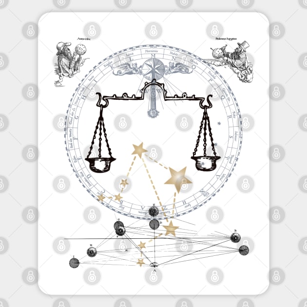 Libra Zodiac Sign Sticker by Noewi